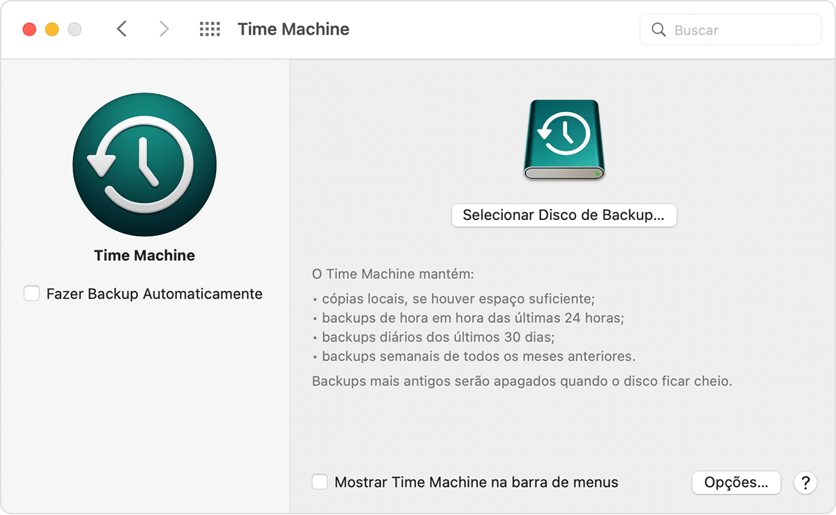 Time Machine Backup nates de restaurar mac