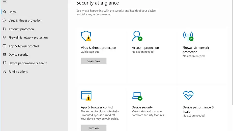 verifique firewall e antivírus