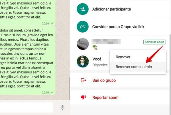 Como excluir um grupo no WhatsApp que sou administrador