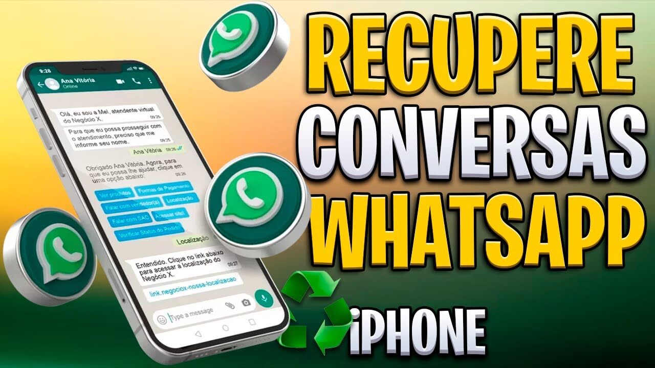 Como Recuperar Conversas Apagadas do WhatsApp iPhone