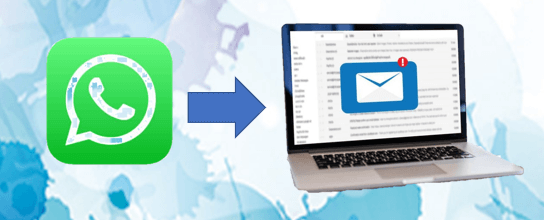 como salvar conversas do WhatsApp no email