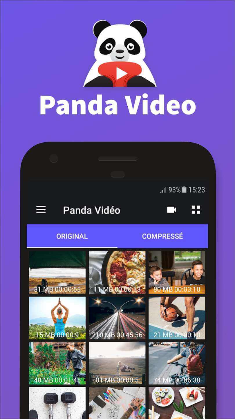 enviar vídeo grande WhatsApp pelo Panda Video Compressor 