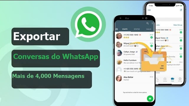 exportar conversas do WhatsApp