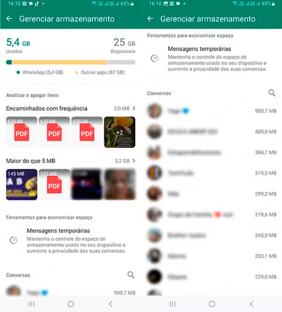 Como saber com quem a pessoa conversa no WhatsApp no Android