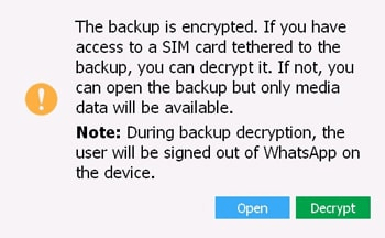 baixar backup WhatsApp google drive mas O backup está criptografado