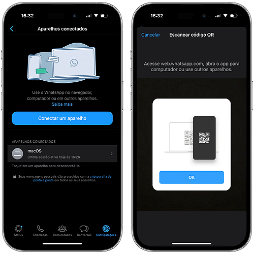 como acessar whatsapp sem o numero no iPhone