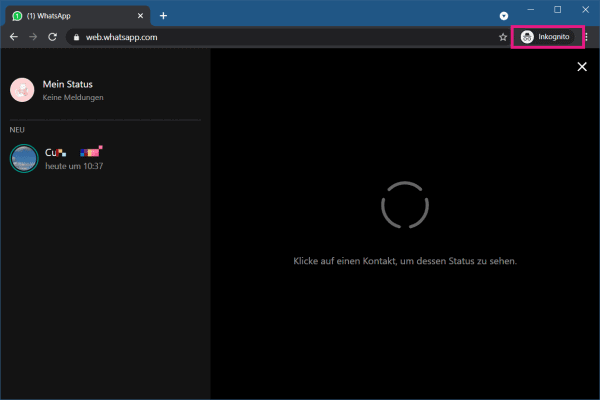 como ver o status do WhatsApp anonimamente no Modo Anônimo