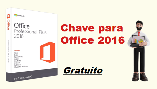 chave para office 2016