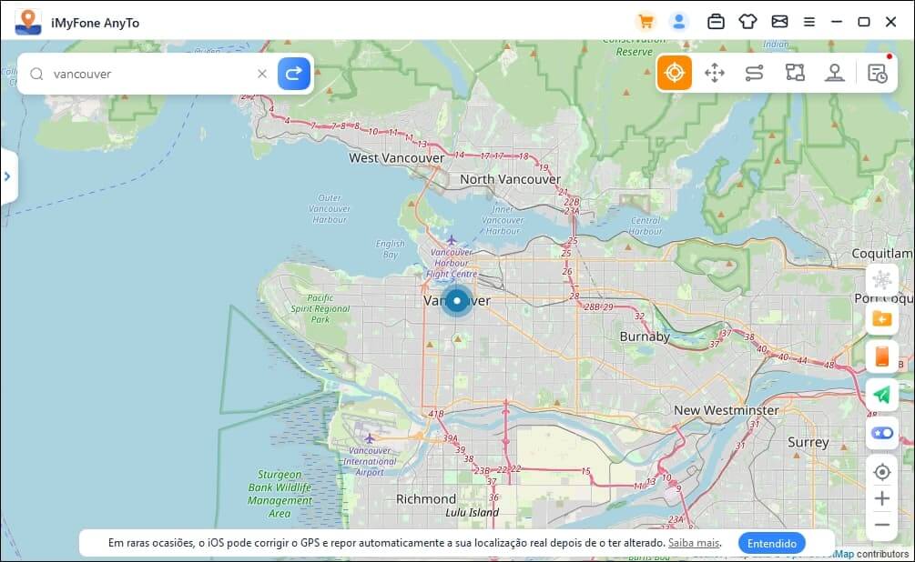 Mudar com sucesso sua localziação do celular para capturar Eevee