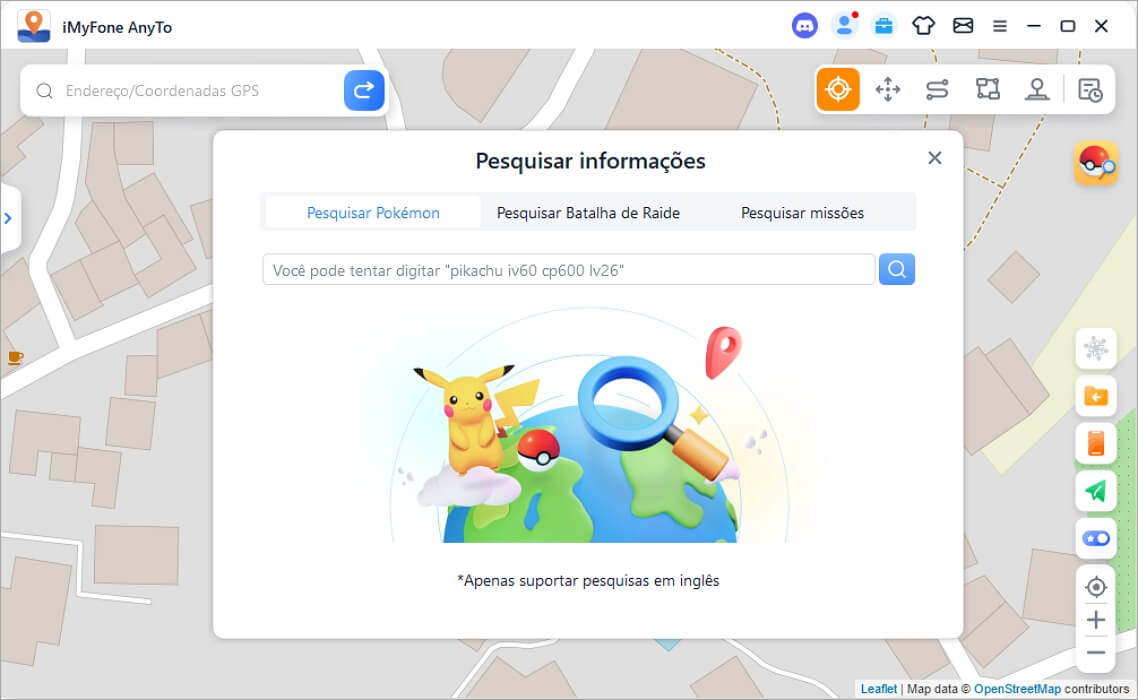 Perquisar informações do Pokémon