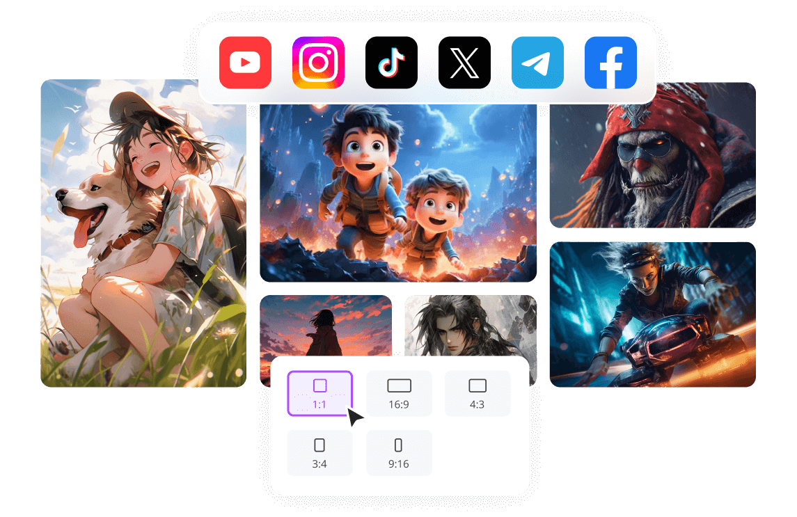 various video styles and formats