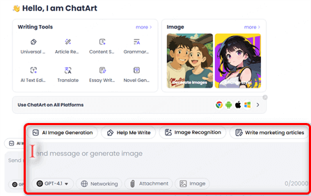 AI chat function