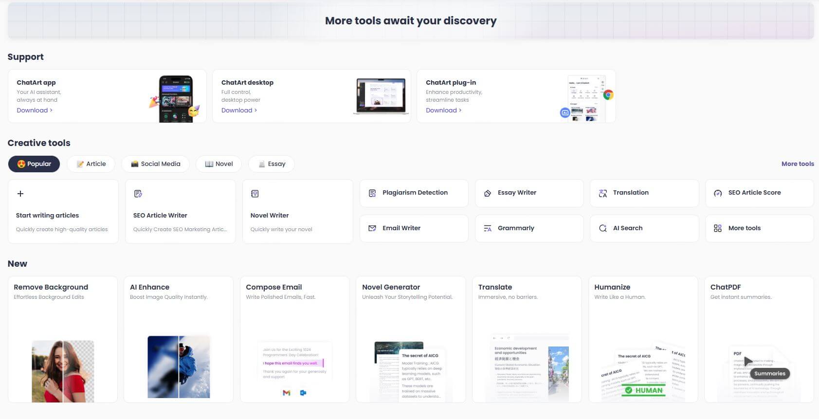 ChatArt artificial intelligence software