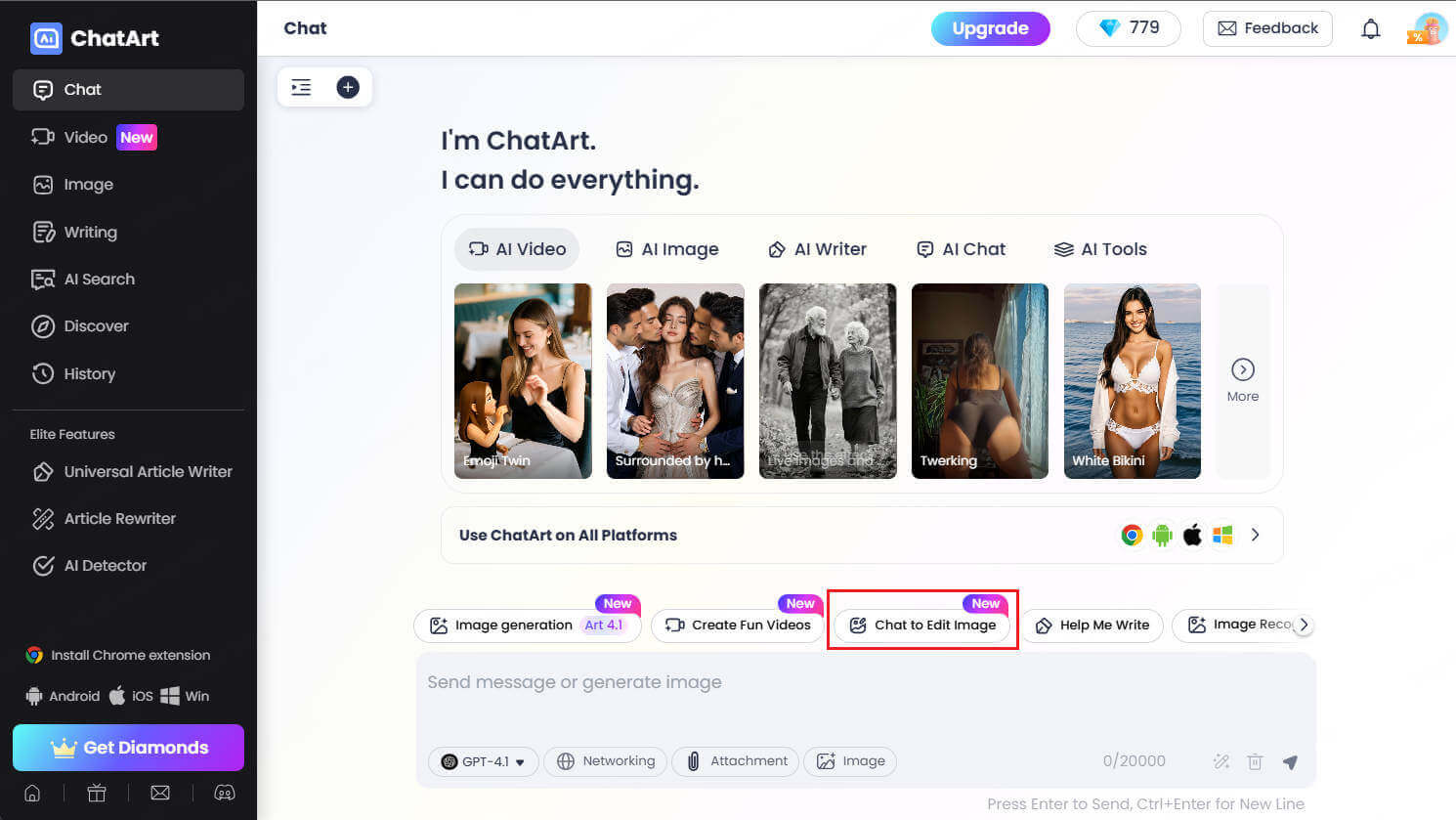 AI image editor
