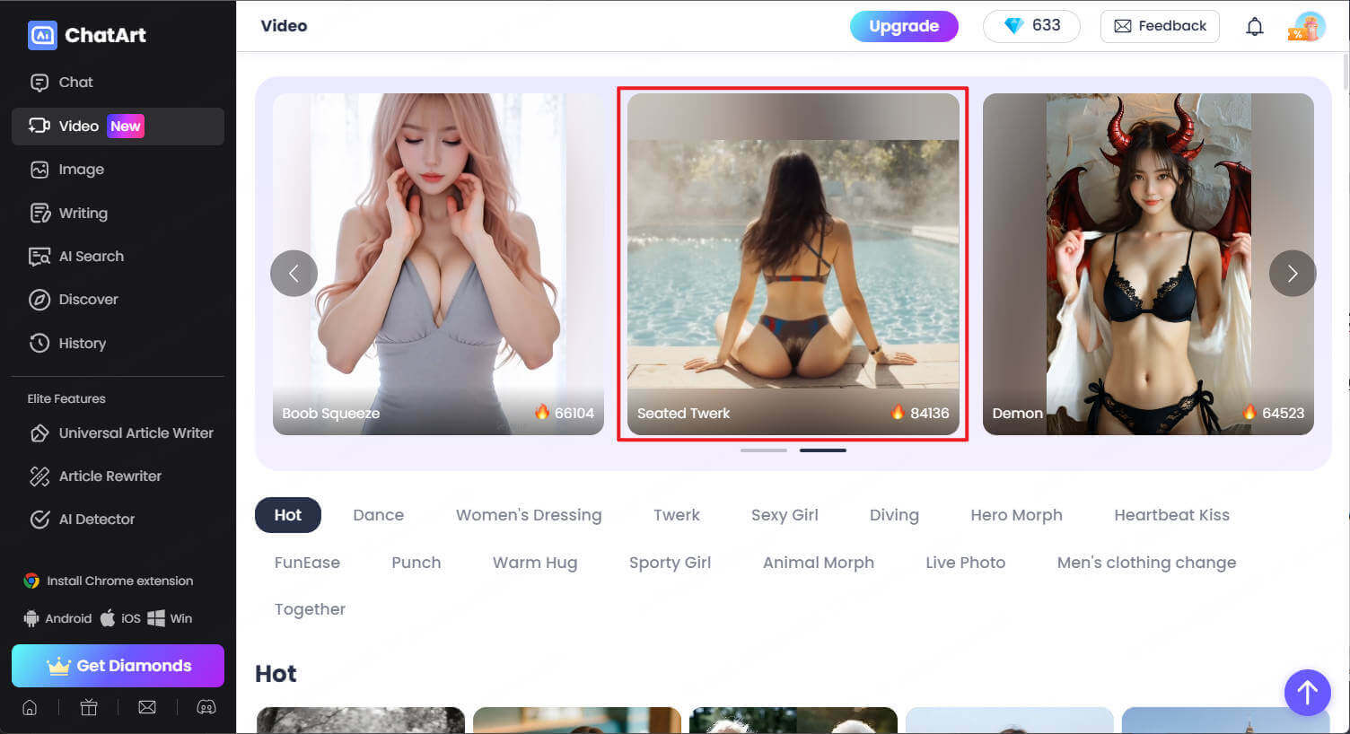 AI twerking video generator