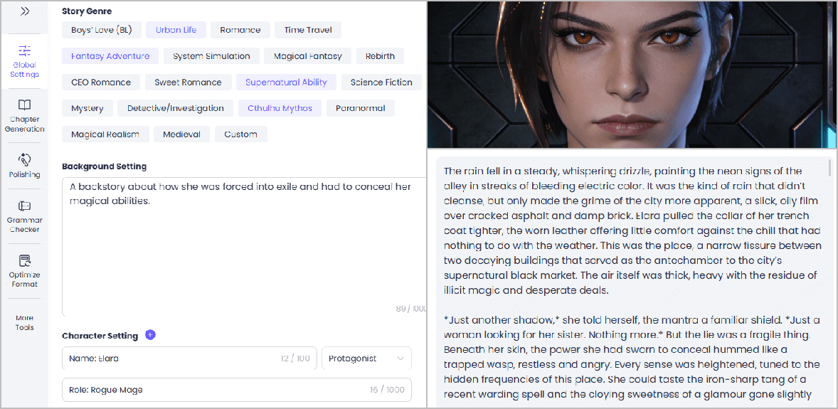 Deep Character Profiles