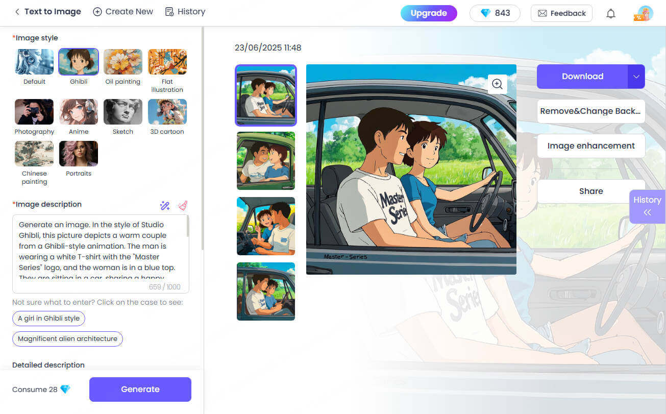 ai image chat