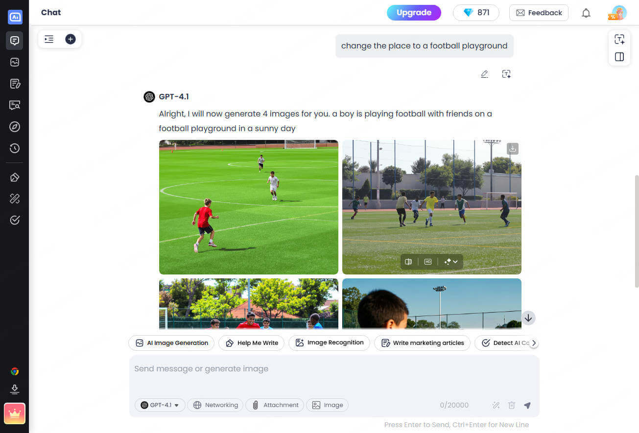 ai image chat