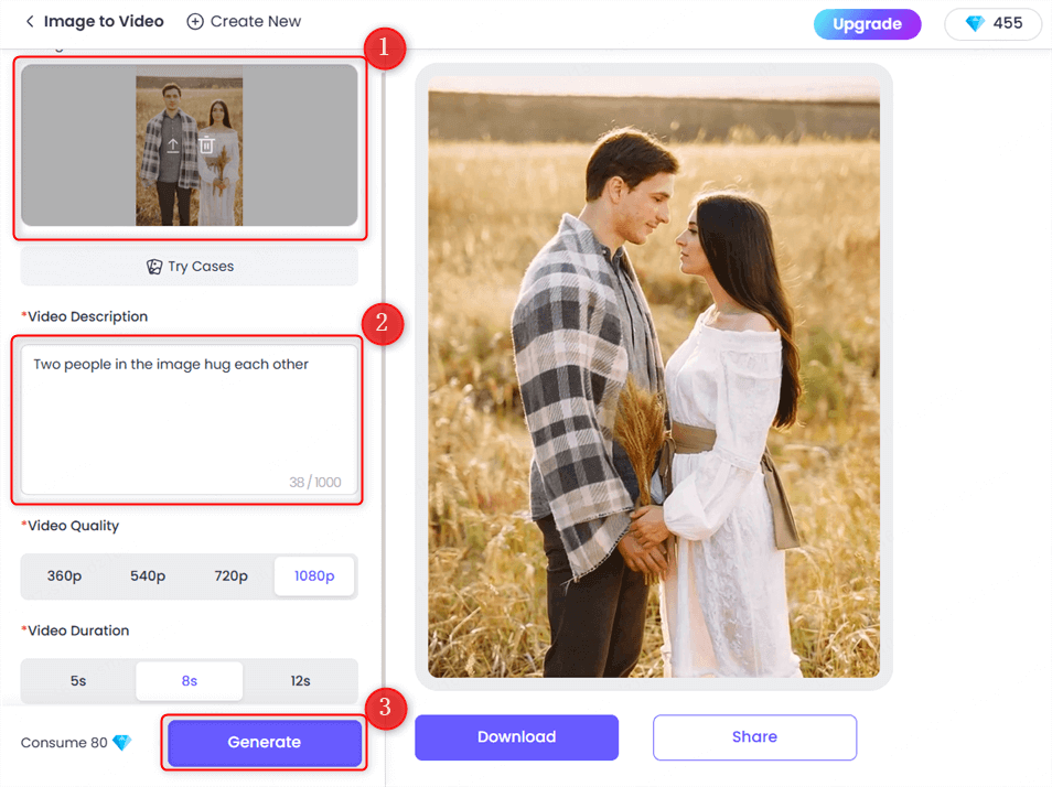 Generate AI video with no restriction
