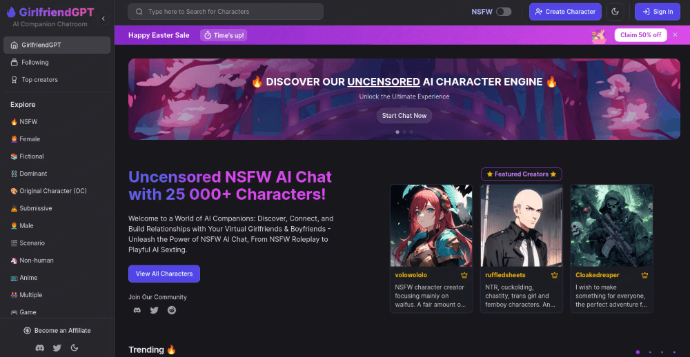 GirlfriendGPT AI boyfriend