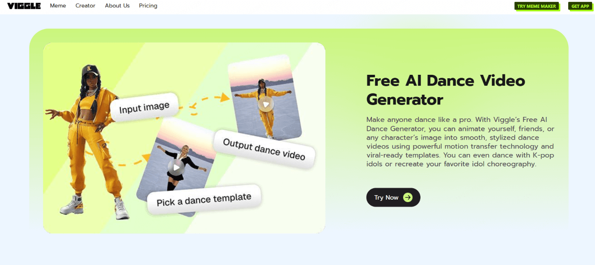 Viggle AI dance Generator