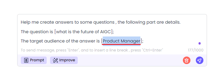 ai question answer target audience