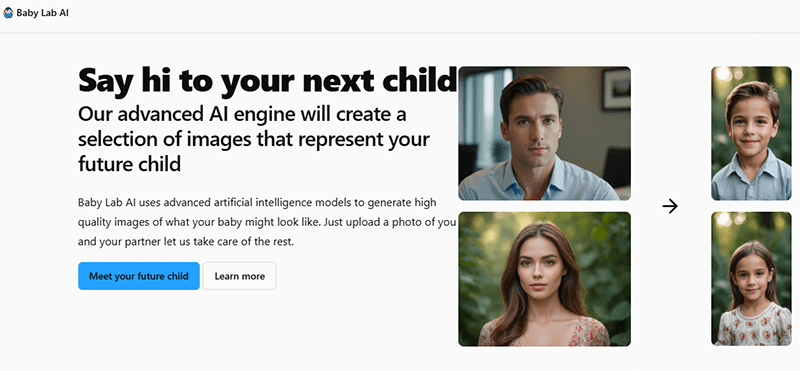 Baby Lab AI baby generator