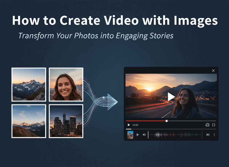 How to Create Video With Images: From Manual Editing to AI Image to Video