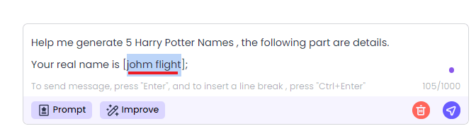 harry potter name generator name