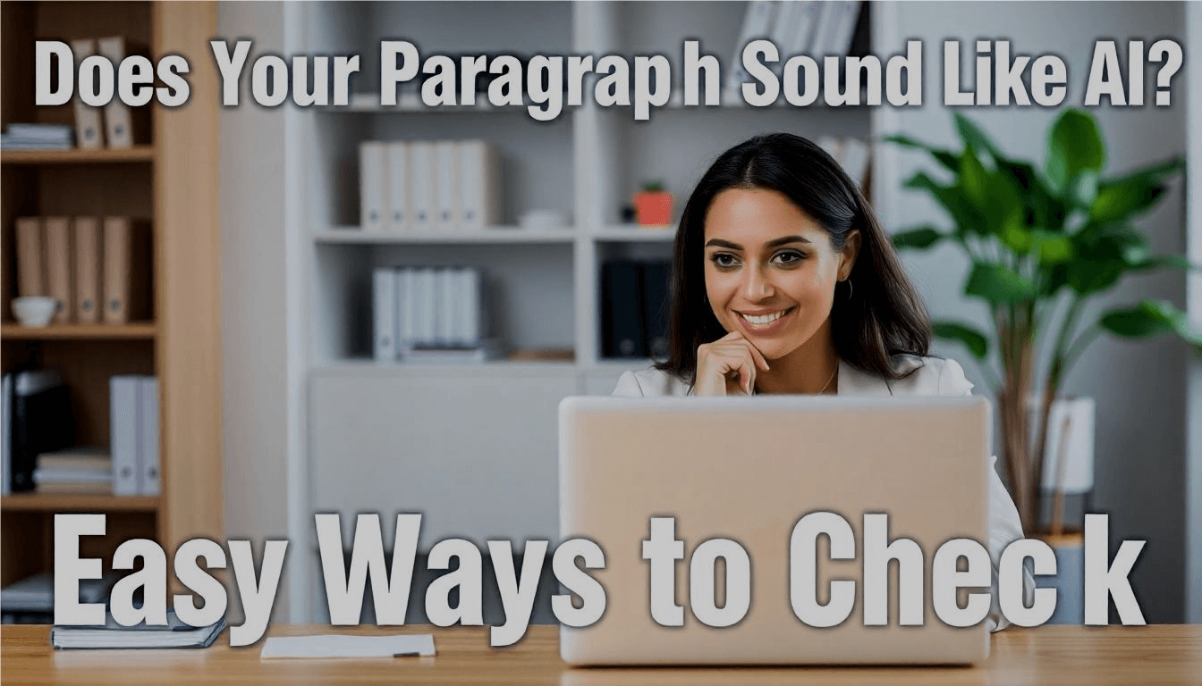 How to Check if Your Pragraph Sounds Like AI