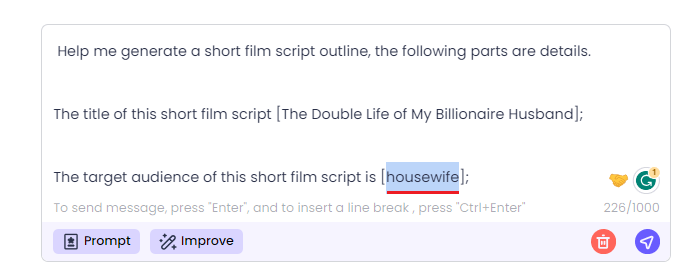 how to create short film script outline audience