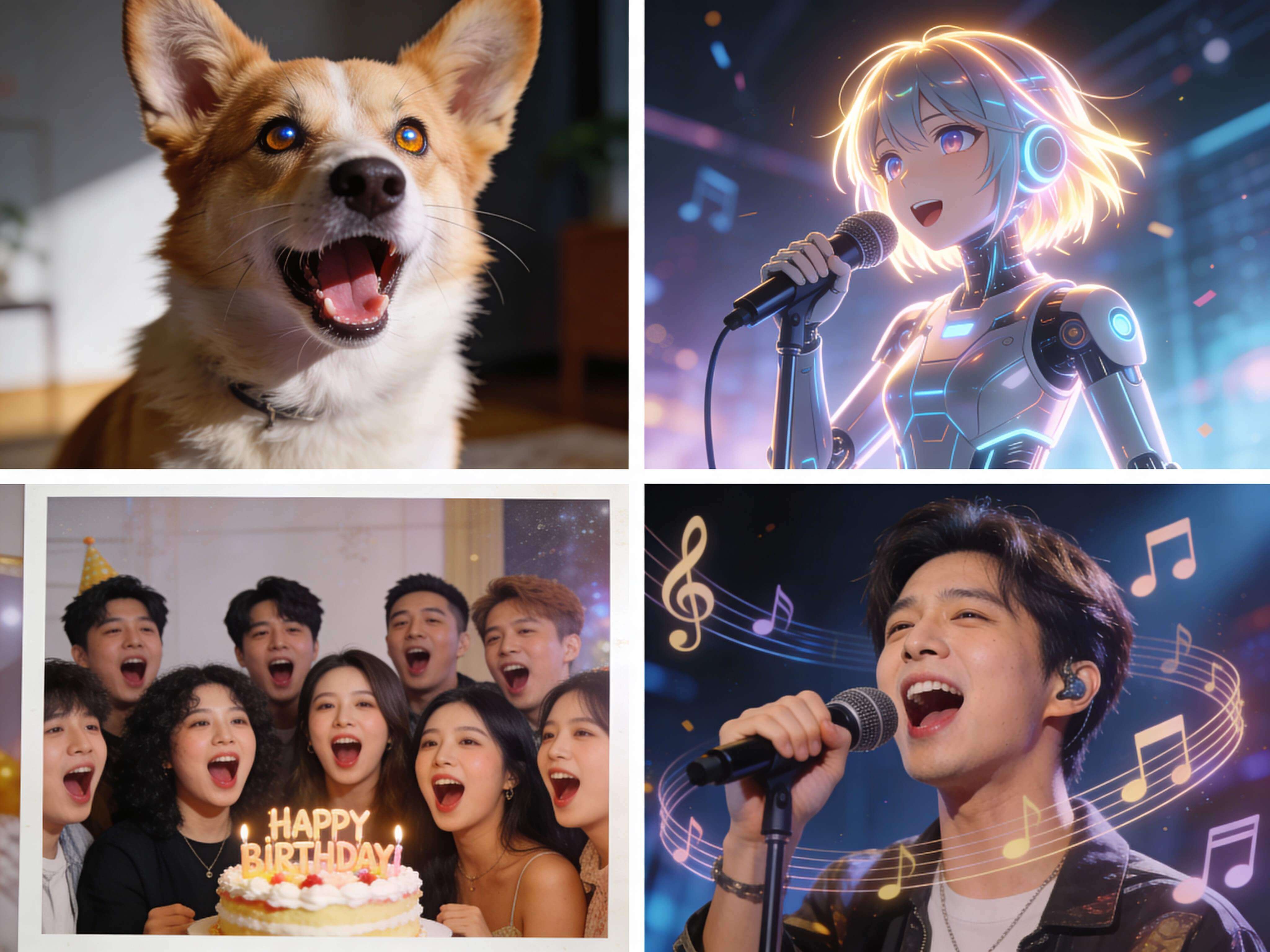 Create an AI singing photo