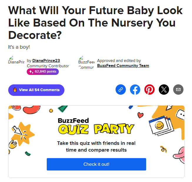 what will my baby look like quiz BuzzFeed