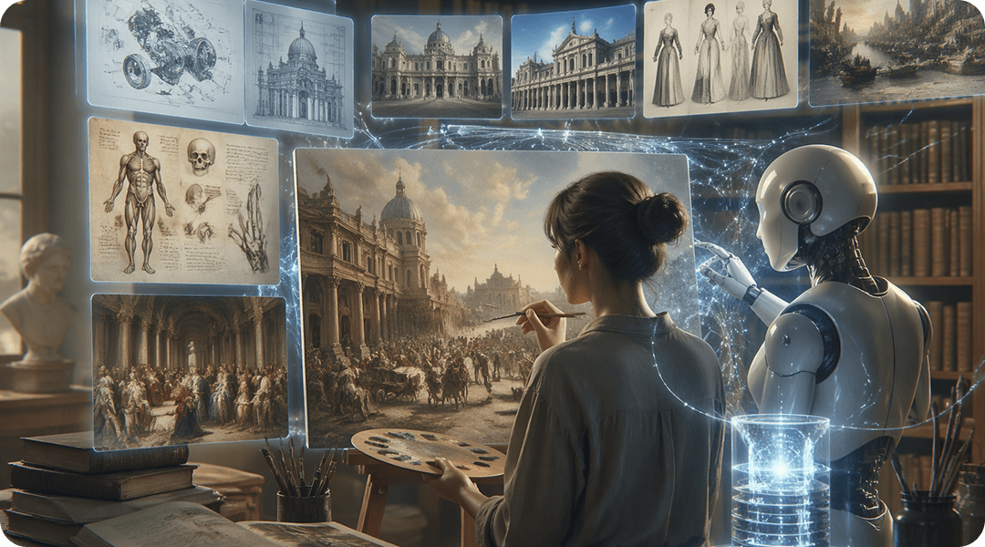 Knowledge-Powered Artistry