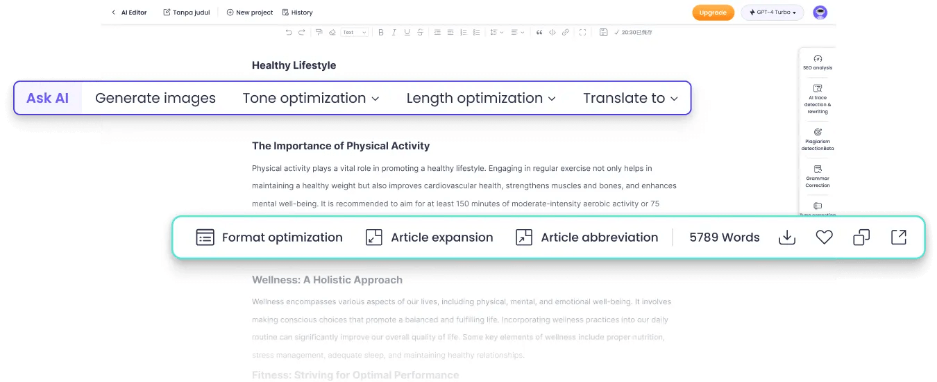 AI Paragraph Generator-ChatArt