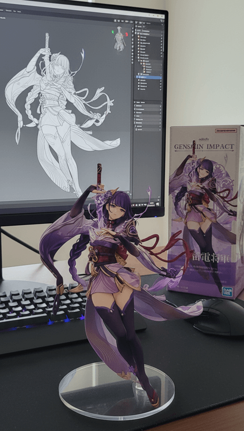 二次元キャラが3Dフィギュア化