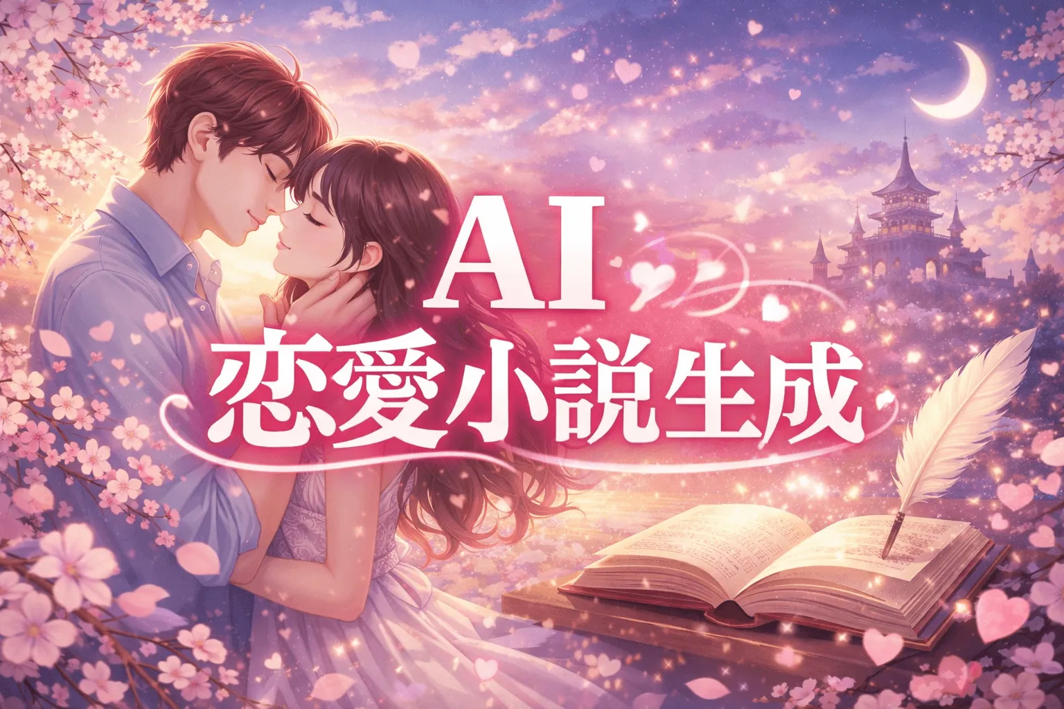 AIで恋愛小説を生成する方法とは？無料で恋愛小説を書く最強ツールも紹介！