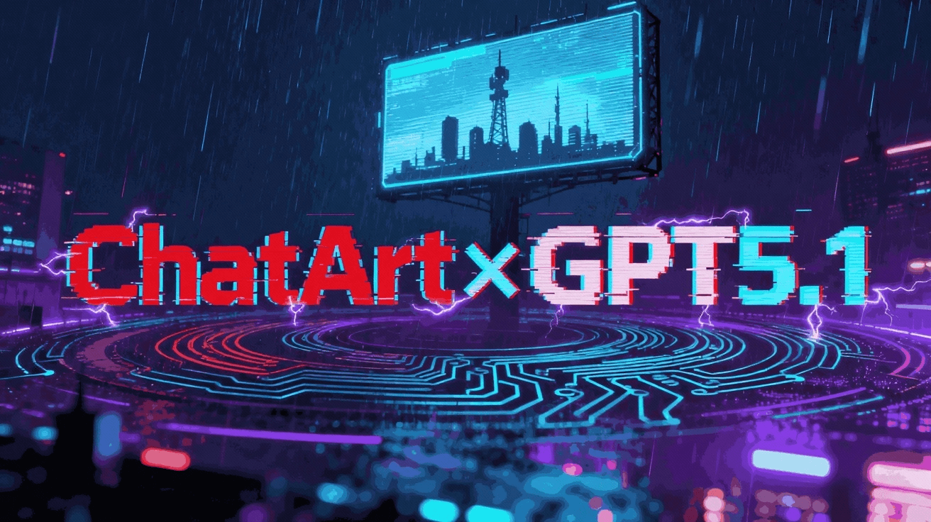 ChatArt × GPT-5.1｜AIで文章・画像・動画を即生成、副業もすぐ始められる