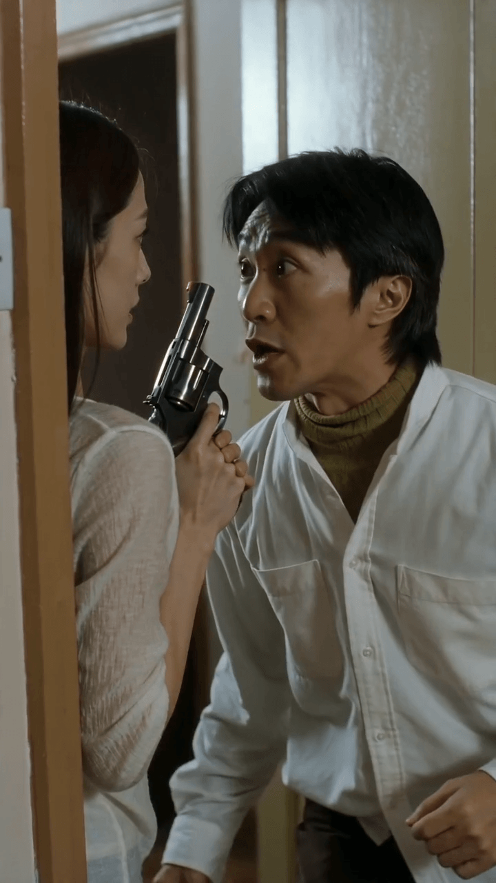희극지왕 - 총격전 장면