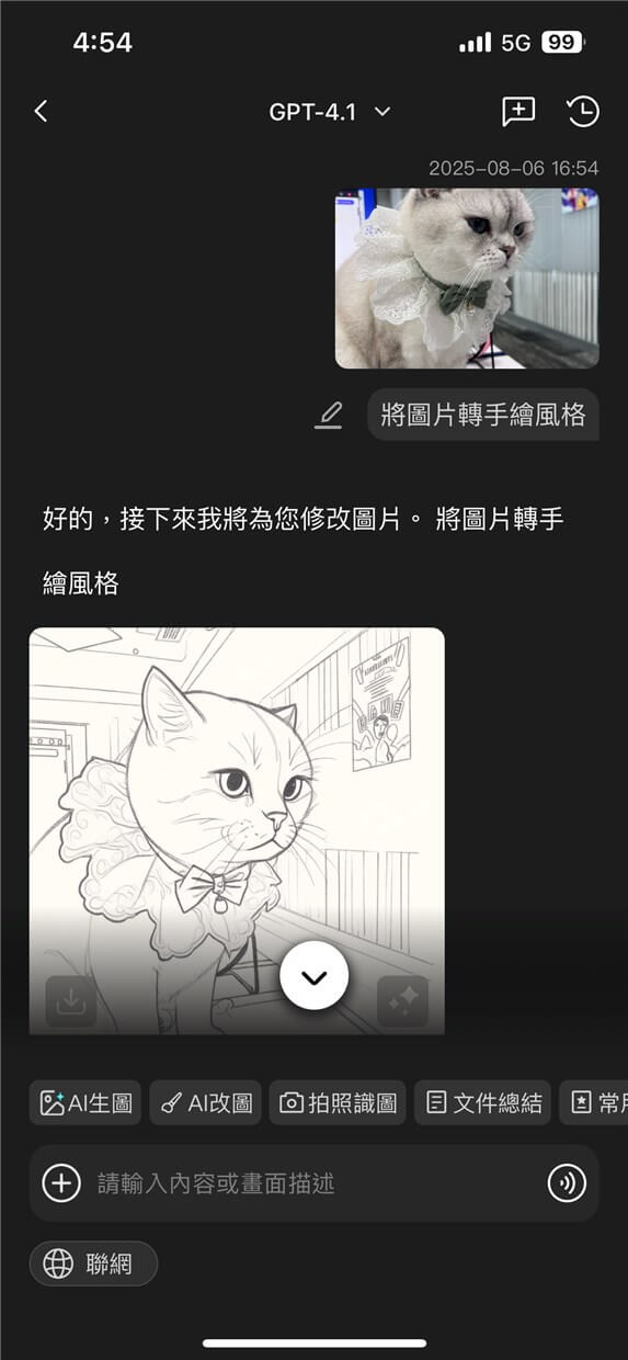 照片 轉 手繪 線條