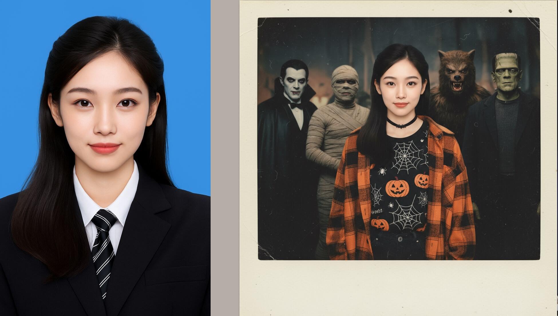 AI改圖 萬聖節 裝扮