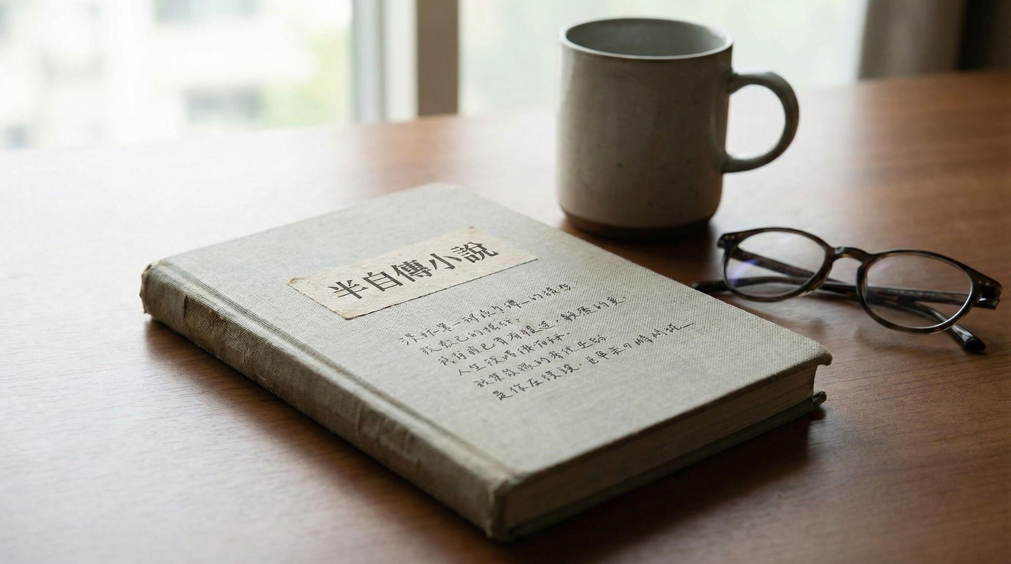 AI 寫半自傳小說