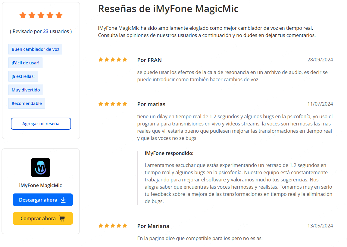 Reseñas de MagicMic