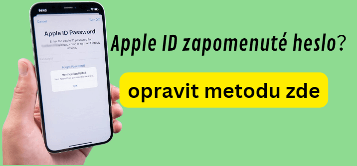 apple id zapomenuté heslo