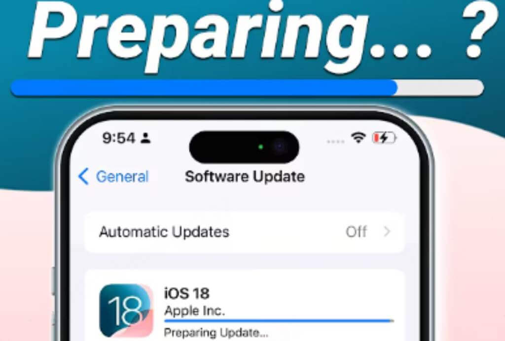proč se iphone zasekl při přípravě aktualizace