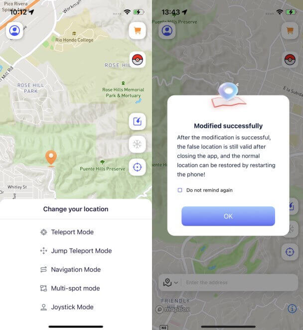 použití imyfone anyto na falešné gps ios 17/18