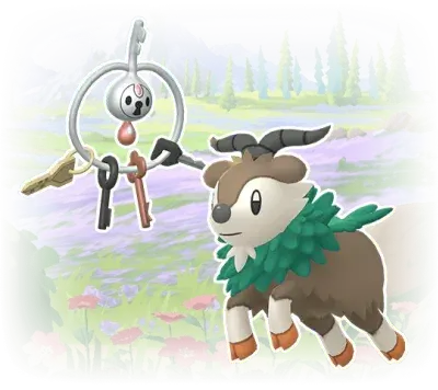 Klefki a Skiddo na Go Festu 2025