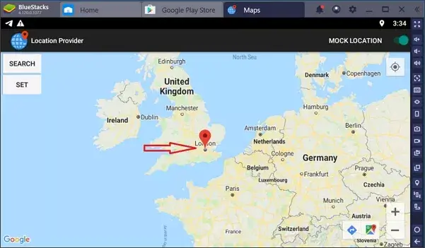 poloha v Grindru byla změněna