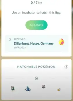 vylíhnout Skiddo z Pokemon Go vajec
