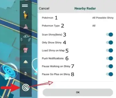 Nástroj na cheatování Shiny Pokémonů v Pokémon GO